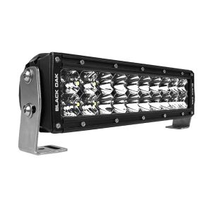 BLACK OAK 10C-D5OS Pro Series 3.0 Double Row 10 INCHLED Light Bar - Combo Optics - Black Housing