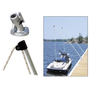 DOCK EDGE 3100-F ECONOMY MOORING WHIPS 8FT 2000 LBS UP TO 18FT