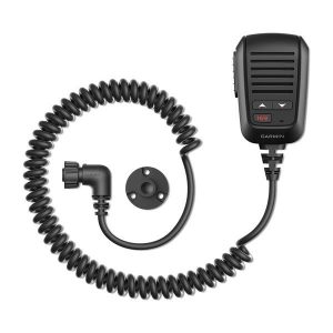 GARMIN 010-12506-00 FIST MIC VHF 210 AIS, For Use With VHF 210/215 Marine Radio And VHF 210/215 AIS Marine Radio; Fist Microphone; 12-Pin Connector; Black; Use To Communicate Loud And Clear