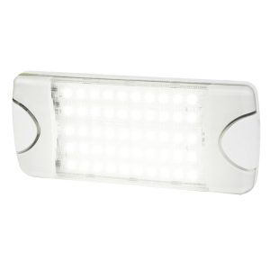 HELLA MARINE 980629501 DURALED 50 LOW PROFILE INTERIOR/EXTERIOR LAMP - WIDE WHITE SPREADER BEAM