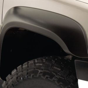 HUSKY LINERS 2804945 FF EXTEND-A-FENDER STYLE 4PC; Smooth Style; 3 Inch Front/ 2-1/4 Inch Rear Tire Coverage; Matte Black; ABS Plastic; 5.93 Inch Front/ 6.12 Inch Rear Flare Height; Set Of 4; Smooth Style; 3 Inch Front/ 2-1/4 Inch Rear Tire Coverage; Mat
