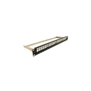 ICC IC107PPS6A PATCH PANEL,BLANK,CAT 6A FTP,24PORT,1RMS