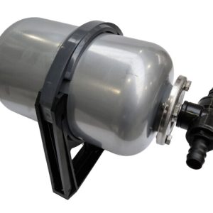 JOHNSON PUMP 09-36572-02 ACCUMULATOR TANK 2 L 19 MM (3/4); 2 Liter; 6.3 Inch Diameter x 12.4 Inch Height; 3/4 Inch Hose Connection; 12 Pounds Per Square Inch; 2 Liter; 6.3 Inch Diameter x 12.4 Inch Height; 3/4 Inch Hose Connection