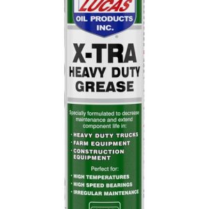LUCAS OIL 10301-30 X-TRA HEAVY DUTY GREASE/3, Bearing Grease; Green; Single; 14.5 Ounce Tube