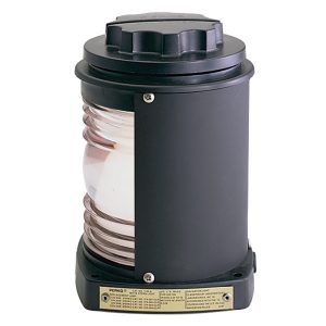 PERKO 1129A00BLK STERN LIGHT - BLACK PLASTIC, WHITE LENS