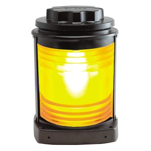 PERKO 1129MA0BLK TOWING LIGHT - BLACK PLASTIC, YELLOW LENS
