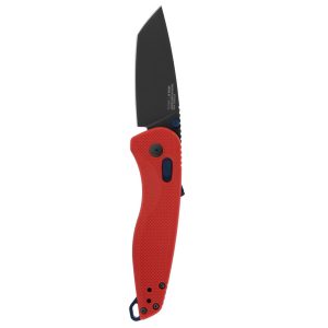 SOG 11-41-08-41 Aegis AT Tanto 3.13 INCH Folding Pocket Knife (Rescue Red & Indigo)
