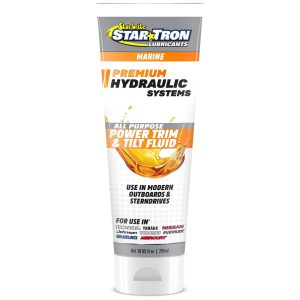 STAR BRITE 028510 POWER TRIM AND TILT FLUID 10 OZ.; Use For Modern Outboards And Sterndrives Hydraulic System; All Purpose Power Trim And Tilt Fluid; Viscosity Of 8 To 10 cSt At 100C; 10 Ounce Tube; Single; With US Label