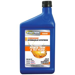 STAR BRITE 028532 POWER TRIM AND TILT FLUID 32 OZ.; Use For Modern Outboards And Sterndrives Hydraulic System; All Purpose Power Trim And Tilt Fluid; Viscosity Of 8 To 10 cSt At 100C; 32 Ounce Bottle; Single; With US Label