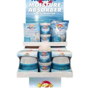 STAR BRITE 085499 NO DAMP DISPLAY; Dehumidifier Kit Display; With Dehumidifier Bucket 12 Ounce/ Dehumidifier Refill 12 Ounce/ Ultra Dome Dehumidifier 24 Ounce/ Hanging Moisture Absorber And Dehumidifier 14 Ounce; Dehumidifier Kit Display