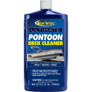 STAR BRITE 096332 ULTIMATE PONTOON DECK CLEANER 32 OZ; Use To Remove Dirt/ Grime And Stubborn Stains On All Fiberglass And Painted Surfaces To Keep Your Pontoon In Top Condition; 32 Ounce Bottle; Single; With US Label