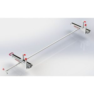 WEATHER GUARD 2295-3-01 Ladder Rack; EZ Glide 2; For Use With EZ Glide 2 Drop Down Ladder Rack To Load Ladders on The Driver Side Of Vehicle; Fixed; Long Ladder; Powder Coated; White; Aluminum