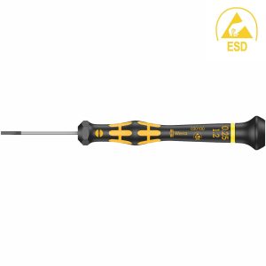 WERA 05030100001 ESD-Safe Micro Screwdriver: Slotted 0.25 x 1.2 x 40mm