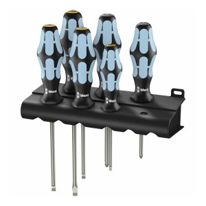 WERA 05032061001 Stainless Steel Screwdriver Set and Rack (6 piece)