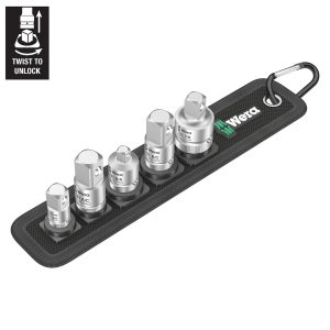WERA 05042680001 Socket Adapter/Reducer Set (5 Piece)