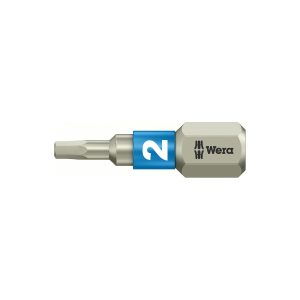 WERA 05071071001 Stainless Screwdriver Bit: HEX-PLUS 2.0 x 25mm