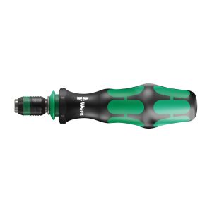 WERA 0507341001 1/4 INCH Bit-holding Screwdriver Handle with Rapidaptor quick-release chuck (1/4 INCH x 133 mm)