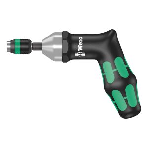 WERA 05074717001 Torque Screwdriver Pistol Handle with Rapidaptor Quick-Release Chuck - Preset to 3.0 - 8.8 Nm