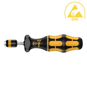 WERA 05074733001 ESD-Safe Adjustable Torque Screwdriver (2.5-11.5 in.lbs.) with 1/4 INCH Drive with Quick Release Ch