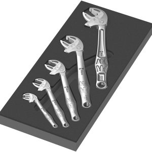 WERA 05150122001 Joker Self Setting Wrench Set (5 Piece Set)