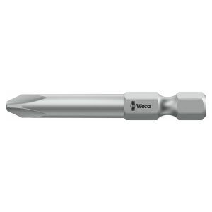 WERA 05160983001 Phillips Extra-hard design Long Bit: PH #4 Bit x 50mm - 1/4 INCH Drive
