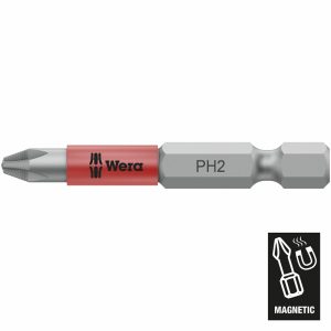 WERA 05203913001 ACR (anti cam-out) Phillips PH #2 x 150 mm Magnetized Bit INCH INCH 1/4 INCH Drive