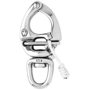 WICHARD 02677 HR Quick Release Snap Shackle With Swivel Eye - 130mm Length - 5-1/8 INCH