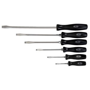 WILLIAMS 100P-6SD Endurogrip Keystone Slotted Screwdriver Set (6 Piece)