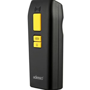 ADESSO NUSCAN 3500 Bluetooth/2.4-GHz Dual-Mode Medical-Grade 2D Portable Barcode Scanner with Magnetic Charging Cable