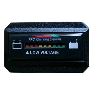 DUAL PRO BFGWOVR12V BATTERY FUEL GAUGE - DELTAVIEW LINK COMPATIBLE - RECTANGLE - 12V SYSTEM (1-12V BATTERY, 2-6V BATTERIES)