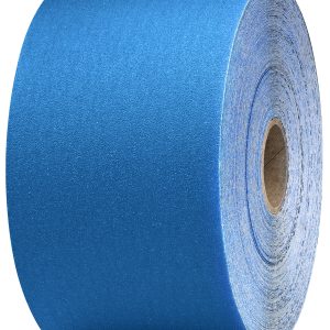3M 36215 PART; 40 Grit; 10 Yard Length x 2-3/4 Inch Width; PSA Type Attachment; Dry Use Only; Single; Blue; Ceramic Aluminum Oxide; Paper Backing; Hand And Machine Use; Used For Repair And Paint Preparation Process