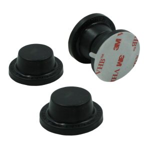 AP PRODUCTS 01309802 MAG DR HOLDBACK BLK 2/CD; For Interior Cabinet And Exterior Baggage/ Storage Compartments Applications; Black; Rubberized Magnet; Set Of 2
