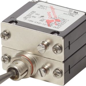 BLUE SEA 7317 CIRCUIT BREAKER A2TOGGLE 50A MILSPE; 50 Ampere; 277 Volt AC/ 65 Volt DC; For Use When Military Specifications Are Under CFR 46; Double Pole Magnetic Hydraulic Type; Toggle Actuator; #10-32 Screw Terminal; Single