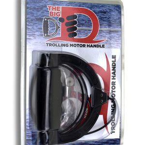BOBS MACHINE 315-200000 THE BIG D TROLLING MOTOR HANDLE; For Use With Trolling Motors; Black; Single; With Three Stainless Steel Cable Clamps