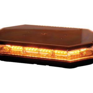 BUYERS PROD 8891060 LIGHTBAR MINI LED 10-30 VDC AMBER-P, 15-1/4 Inch Length x 3 Inch Height; 56 Bulb; Mini Bar; 38 Watt/ 3.2 Amp At 12 Volt; LED; 10 Flash Patterns; Amber Polycarbonate Lens; Black Plastic Housing; Magnetic Mount; 12-24 Volts DC
