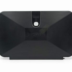 B&B MOLDERS 94189 REPL SHOWER DR 12.875X7.75, Use With Exterior Shower Part Number 94195/ 94196/ 5M102-A/ 5M103-A Or Any B&B Molder Hatch With 12.8 Inch x 8.2 Inch Door; 12.875 Inch x 7.75 Inch; Black; UV And Impact Resistant