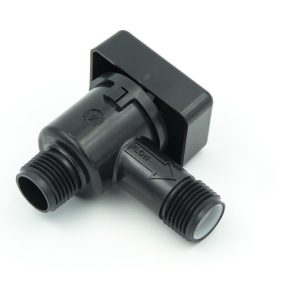 B&B MOLDERS 94239 VACUUM BREAKER/CHECK VALVE; Use To Prevent Harmful Bacteria And Waste From Entering The Hose Or Water Supply System; Black; Plastic; Meets IAPMO Standards; Single; B&B Cross Reference 571-VAC-CHK-A