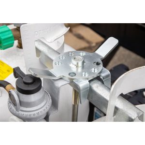 CAMCO 40590 Propane Tank Lock; Use With RV Or Camper Mounted Tanks; Combination Lock; Fits 3/8 Inch And 1/2 Inch Threaded Rods; Single/ Will Lock 2 Tanks; 6-13/16 Inch Length x 3-11/16 Inch Width x 2-5/16 Inch Height; Zinc Plated; Steel