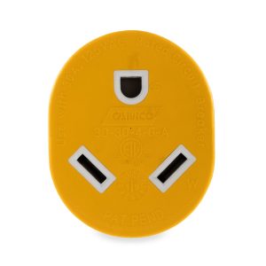 CAMCO 55338 POWER GRIP GEN ADAPTER; For Connecting A Generator With a L5-30 or L14-30 Locking Plug Receptacle To A Standard RV Cord Set; 4 Prong Adapter; Non Locking; Not Waterproof; Without Plug Head Handle
