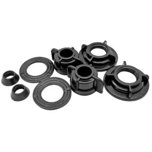 DURA FAUCET DF-RK100 MOUNTING WASHERS & NUTS; Use With DURA Brand Faucets; With 2 Nuts And 2 Washers To Secure Faucet To Deck And 2 Nuts And 2 Washers To Secure Inlet Lines To Shank