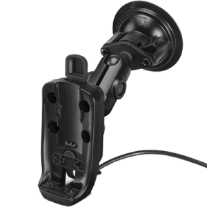 GARMIN 010-12525-02 POWERED MOUNT W/SUCTION CUP INREAC, Powered Mount For inReach Explorer+ And SE+ Brand GPS Device; Uses The AMPS Mounting Pattern And Includes An Integrated Cable With USB Connection; Designed For 1-Handed