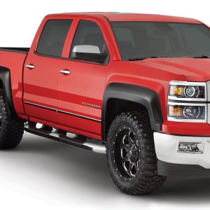 HUSKY LINERS 2804963 FF EXTEND-A-FENDER STYLE 4PC; Smooth Style; 1-3/4 Inch Tire Coverage; Matte Black; ABS Plastic; 6-1/4 Inch Flare Height; Set Of 4