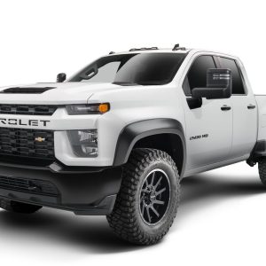 HUSKY LINERS 2804986 FF EXTEND-A-FENDER STYLE 4PC; Smooth Style; 2 Inch Tire Coverage; Matte Black; ABS Plastic; 5-1/2 Inch Front/ 6 Inch Rear Flare Height; Set Of 4