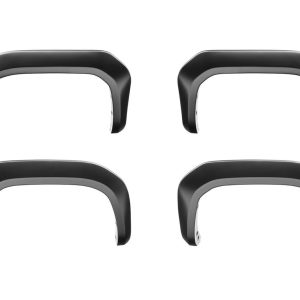 HUSKY LINERS 2805944 FF EXTEND-A-FENDER STYLE 4PC; Smooth Style; 2.6 Inch Tire Coverage; Matte Black; ABS Plastic; 6-1/4 Inch Front/ 6.1 Inch Rear Flare Height; Set Of 4