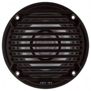 JENSEN MS5006BR 5FT MARINE SPEAKERS BLACK; 5 Inch Round Dual Cone; 30 Watts; 4 Ohm; 79 Hz Through 20 KHz Frequency Response; 91 Decibel Sensitivity; 2.9 Oz Magnet; 1-1/2 Inch Mounting Depth; Black; Set Of 2