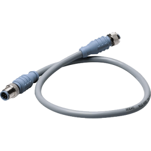 MARETRON CM-CG1-CF-03.0 MICRO DOUBLE-ENDED CORDSET 3M, Used For Trunk/ Drop Lines And Make For A Secure Connection; 3 Meter Length; Gray PVC; Rugged IP68 Waterproof; 4 Ampere; 250 Volt; Micro 5-Pin Male x 5-Pin Female Connectors