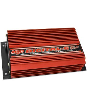 MSD 6520 DIG 6 PLUS 4-6-8W REV CON; Street/Drag Racing Use; Digital; 0-12500 RPM; With 2 Step Rev Limiter; Multiple Spark Discharge; Without Boost Retard