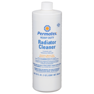 PERMATEX 80030 HEAVY DUTY RADIATOR CLNR; Use To Remove Rust And Scale From Automotive Engines/ Radiators/ Water Jackets/ Cleans And Unclogs Steam Cleaner Coils And Boiler Tubes; 1 Quart Plastic Bottle; Single