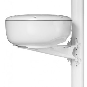 SCANSTRUT M92722 MAST MOUNT, For Use With Garmin/ Raymarine/ B&G/ Humminbird/ Lowrance/ Simrad Radar Antenna(Refer Document Section For Compatible Brand Models); Mast Mount; White; Aluminum