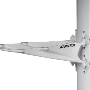SCANSTRUT SC20 MAST MOUNT - LARGE, For Use With Garmin/ Raymarine/ B&G/ Humminbird/ Lowrance/ Sea-Tel/ Simrad Radar Antenna And KVH/ Intellian Satellite TV Antenna(Refer Document Section For Compatible Brand Models); Mast Mount; White